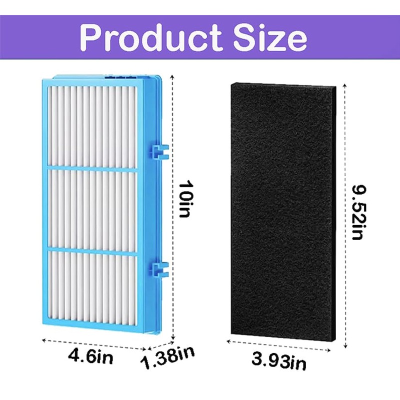 SCREENTRONICS 2 Pack HAPF30AT HEPA & Booster Carbon Filter Set