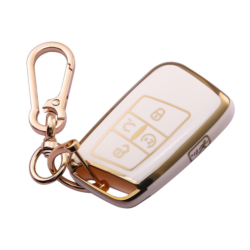 2 PCS for VW Key Fob Cover with Keychain Protector