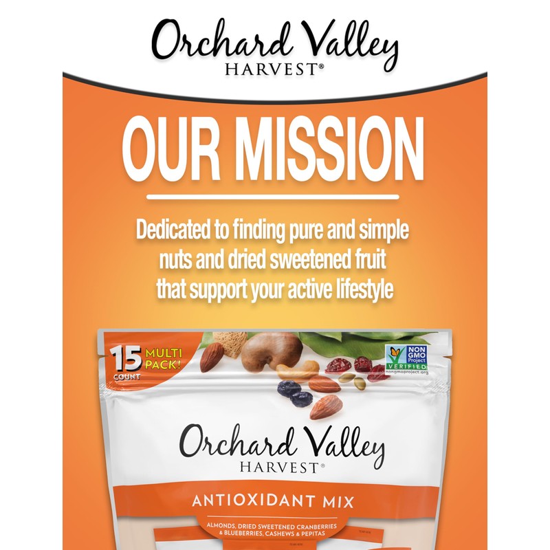 Orchard Valley Harvest Antioxidant Mix, 1 Ounce Bags (Pack of