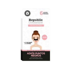 Republic Cosmetics - Skin Care Parche para Nariz con Carbón Activado para Mujer con 6 Piezas