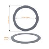 Qtcial 2 Packs Blender Gaskets 182341-000-842, Silicone Rubber Sealing O-ring,