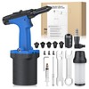 VORXEON Self Suction Pneumatic Rivet Gun Kit 3/32" - 1/4"