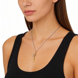 JAVARNV Best Mom Ever Necklace Meaningful Pendant Gift for Mom from Daughter or Son Birthday and Mother's Day Jewelry