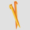 Vango 20cm Plastic Tent Pegs - 5 Pack, Orange, One