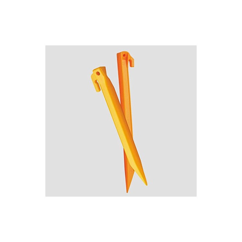Vango 20cm Plastic Tent Pegs - 5 Pack, Orange, One