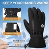 Pixel Panda Running Gloves for Men, Winter Warm Bike Glove