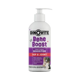 Dinovite BeneBoost Hip & Joint Liquid Topper for Dogs, Dog Joint Supplement with Glucosamine, Chondroitin, MSM & Hyaluronic Acid, Dog Mobility Support, Bacon Flavor, 6 fl oz