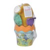 Dino Baby Eimergarnitur, Sandspielzeug, 6 Teile, Eimer, Sieb, Sandform, Schaufel,
