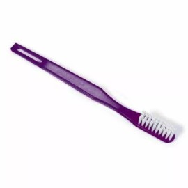 Dawnmist Disposable Soft Bristles Purple Handle Toothbrush 36 Pack