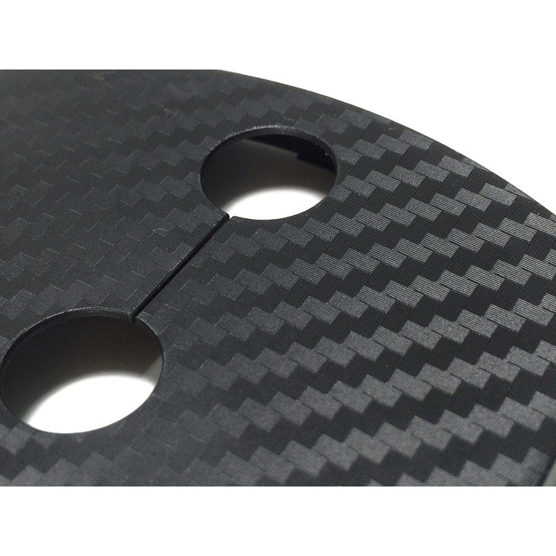 Negesu Compatible Toyota Door Striker Cover (Carbon Black)