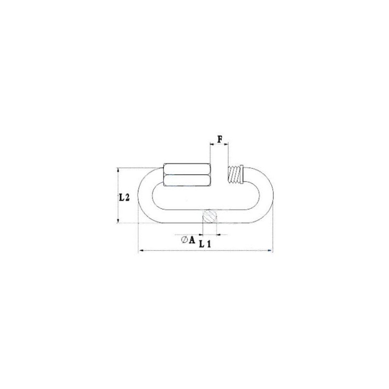 MarineNow Stainless Steel 316 Quick Link Chain Connector Marine Grade