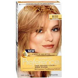L’Oreal ParisSuperior Preference Hair Color 8 Medium Blonde
