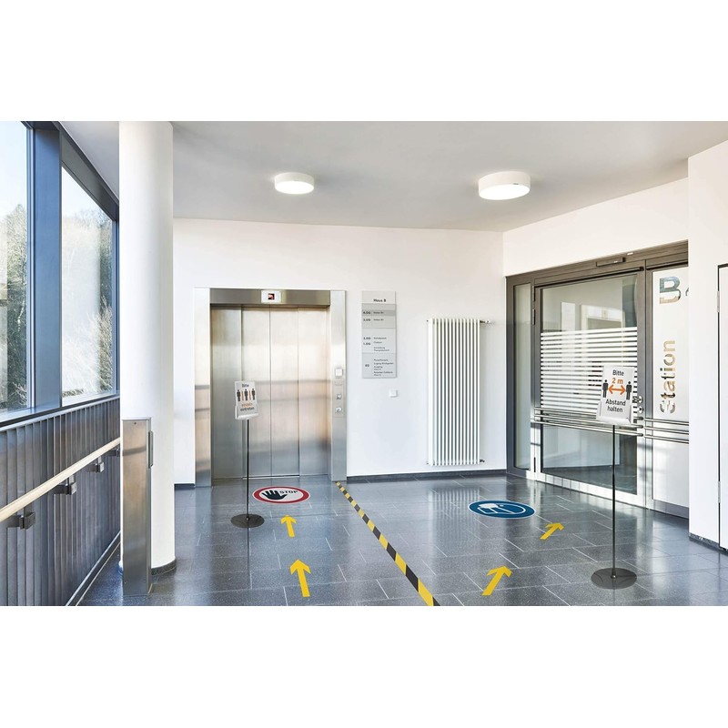 Durable Floor Stickers Arrow Removable 100 mm x Approx. 0.2