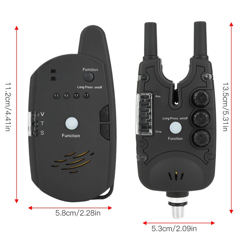 ABS LED Fishing Electronic Fish Bite Alarm Finder Sound Alert