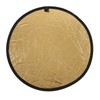 Silver Gold 2 In 1 Reflector Portable Mini Round Light
