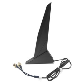 Laptops Dual Band WiFi Antenna 2.4GHz 5GHz RP-SMA Magnetic Base Adapter Antenna with 80cm Extension Cable for ASUS Z390 Z490 X570 Motherboard 2T2R PCI-E Bluetooth Network Router