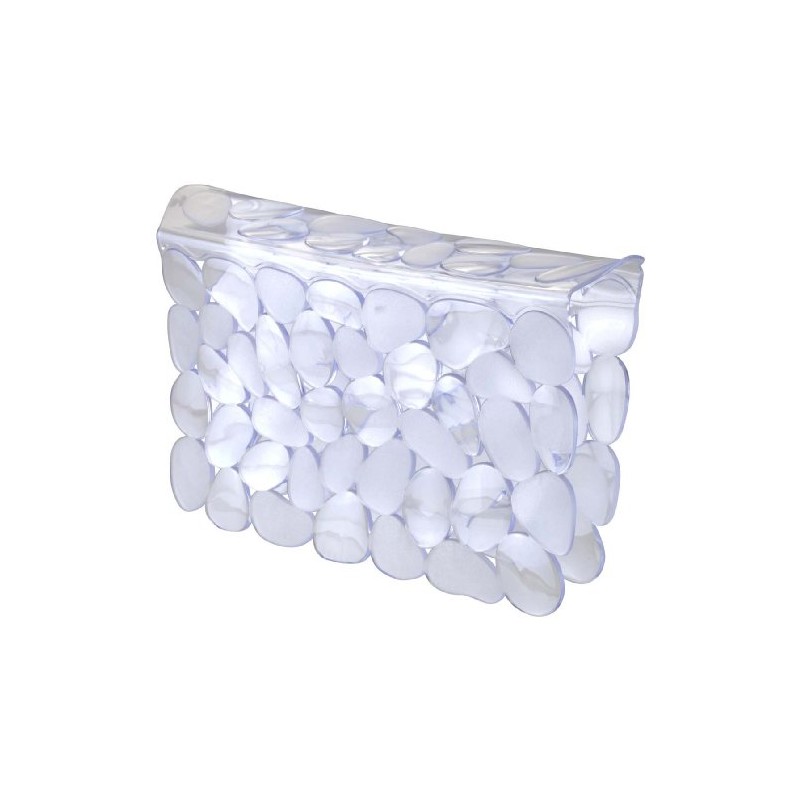 iDesign Pebblz Vinyl Sink Saddle, Glassware Protector for Kitchen, Bathroom