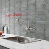 ZHYICH Wall Mount Kitchen Sink Faucet 8 Inch Center with