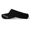 Delsol 7845 Sun Visor, White, Black, One Size Fits Most,