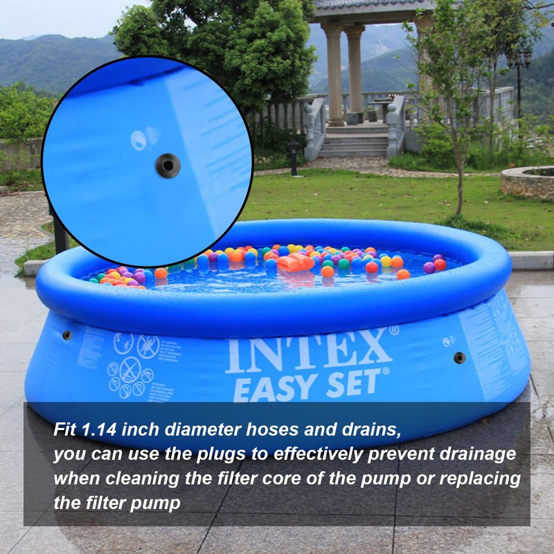 Pool Plugs Replacemen Above Ground Pool INTEX,Coleman, Above Ground Pool