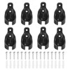 sourcing map 8Pcs Bungee Ball Receivers Brackets, Universal Blinds Bungee