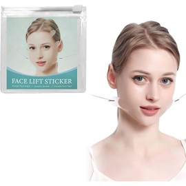 60 PCS Invisible Face Lifter Tape, with 8 Facelift Lifting Tape for Skin Tightening, Instant Face Lift Band, for Tightening Skin Makeup Lift Tools