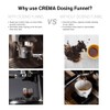 Crema Coffee Products 54mm Dosing Funnel|Compatible with 54mm Breville Portafilter,DualBoiler