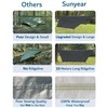 Sunyear Camping Hammock with Net & Rain Fly - Double