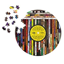 Luckies of London | Jigsaw Puzzle | Vinyl Records Shaped Jigsaw Board Game | Retro Inspired Wall Art & Wall Hanging | 200 Piece Jigsaw Puzzles | Mindfulness Gifts for Women & Men | Hip Hop Classics