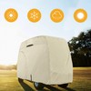 Explore Land 600D Waterproof Golf Cart Cover Fits for Most
