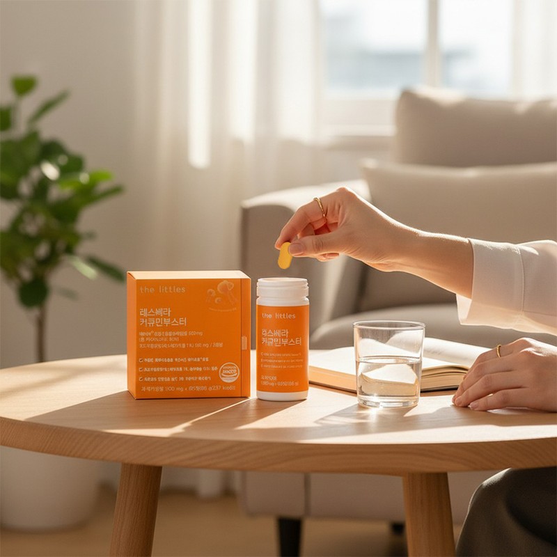 The Littles Resvera Curcumin Booster 60 tablets, 1 month supply,