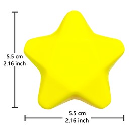 30pcs Star Squeeze Balls,Yellow Mini Star Stress Ball,2.16inch Foam Anxiety Relief Star Toys for School Reward,Carnival Prizes,Party Favors,Hand Exercise