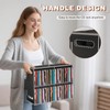 SANFURNEY 52 Slots CD Holder, Wall-Mounted CD Holder Stand