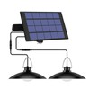 Solar Powered Pendants Light with Adjustable Panel Auto ON/OFF Lighting