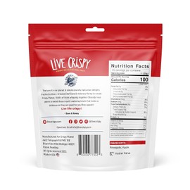 Live Crispy Crunchy Fruit Chips - No Sugar Added, Dried Fruit Snacks For Adults & Kids Lunch Box | Apple & Pineapple | Patented Crisping Process, Allergen-Free, Vegan - 2 Pack