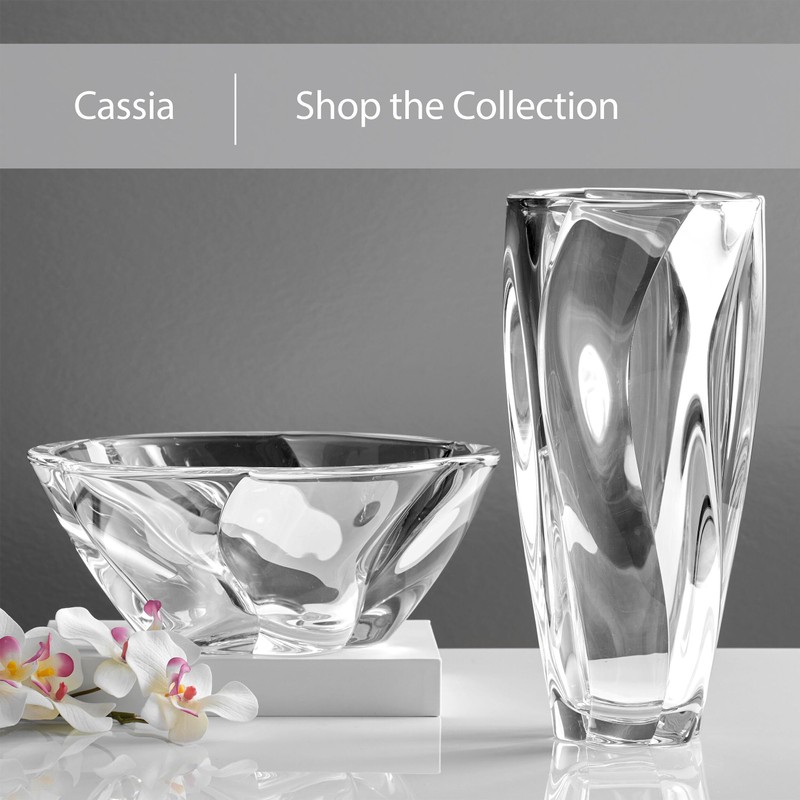Mikasa Cassia Crystal Glass Bowl, 11 Inch