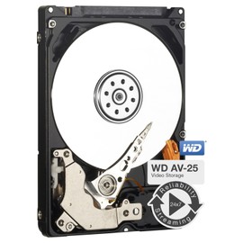 WD AV-25 250 GB AV Hard Drive: 2.5 Inch, 5400 RPM, SATA II, 16 MB Cache - WD2500BUCT