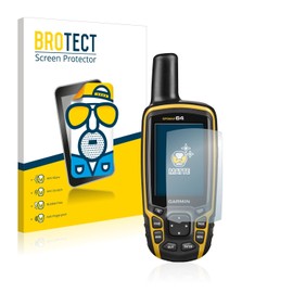 BROTECT Entspiegelungs-Schutzfolie für Garmin GPSMAP 64 (2 Stück) Matte Displayschutz-Folie, Anti-Reflex, Anti-Fingerprint