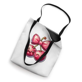 Coquette Bows with cherries Cute Coquette girl Tote Bag