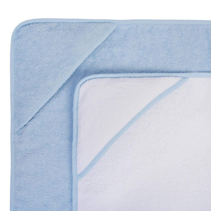 2 x Hooded Baby Towel Soft 100% Cotton Bath Wrap