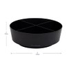 Betesh Mind Reader Snack Carousel, Countertop Organizer, Snack Tray, Condiment