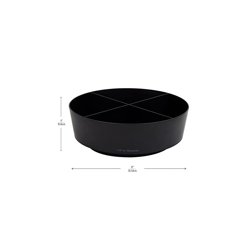 Betesh Mind Reader Snack Carousel, Countertop Organizer, Snack Tray, Condiment