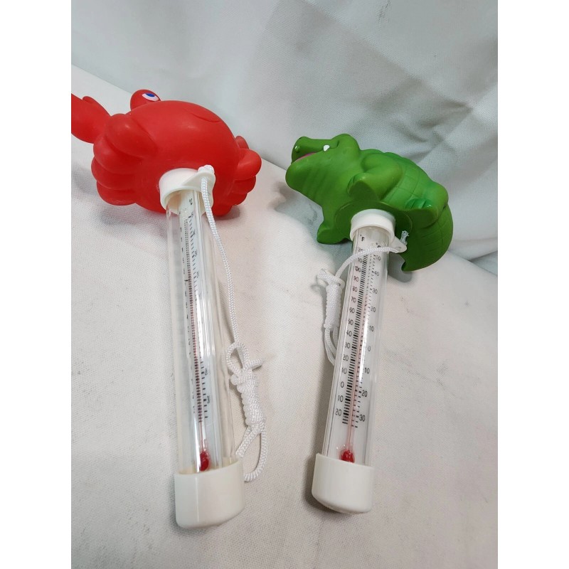 XY-WQ 2 Packs Floating Pool Thermometer w/ String For Pool