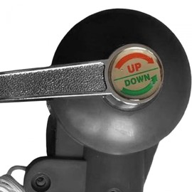 Gralara Patio Umbrella Accessories Outdoor Umbrella Accessories Replace Stainless Holder Side Hanging Umbrella Replacement Parts for Courtyard Patio, Crank Handle