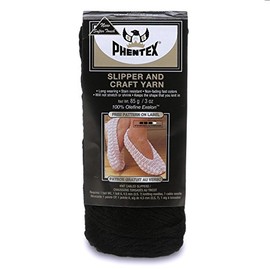 Phentex Slipper & Craft Yarn, 3 Ounce, Cream, Single Ball