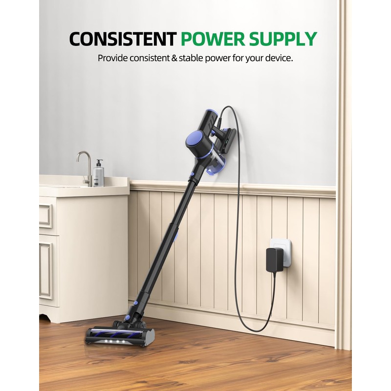 Charger Fit for Prettycare Vacuum Cleaner W200 W400 W300 W100
