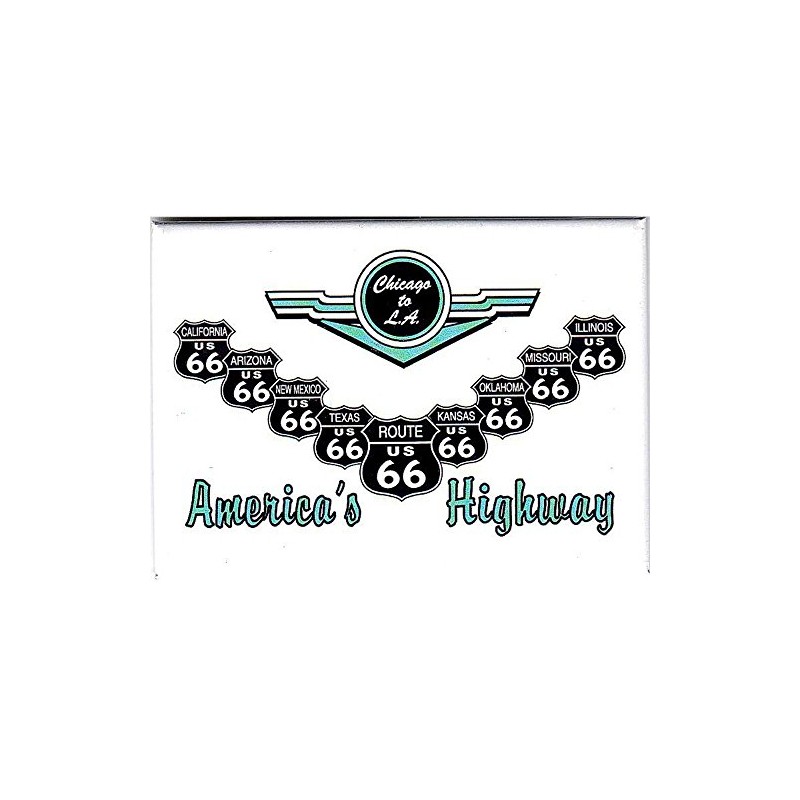 Signs 4 Fun Magnet – 66 America's HWY Shield V