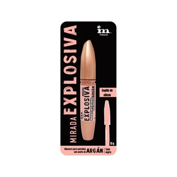 Mascara Rimel Mirada Explosiva Aceite De Argán Im Color Negro