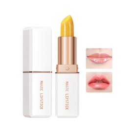 SELINE GIRL Color Changing Lipstick, 6-Colors Lip Stain Temperature Activated Vegan Formula, Magic Lipstick Long-Lasting, Nourishing, Cruelty-Free & Vegan #light yellow