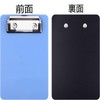 Clipboard Mini Size 2pcs Black + Blue Binder Clip Pocket